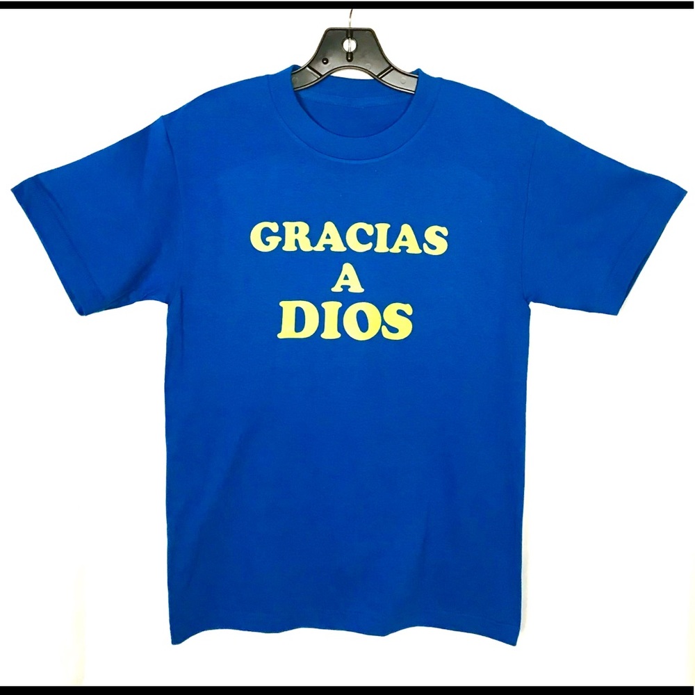 NEW  T-SHIRT “ GRACIAS A DIOS “ (Thank You God)